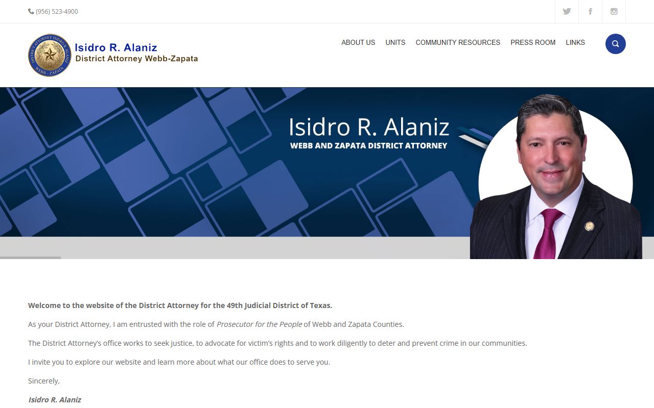 Webb County district attorney office linked to arrest records prosecution