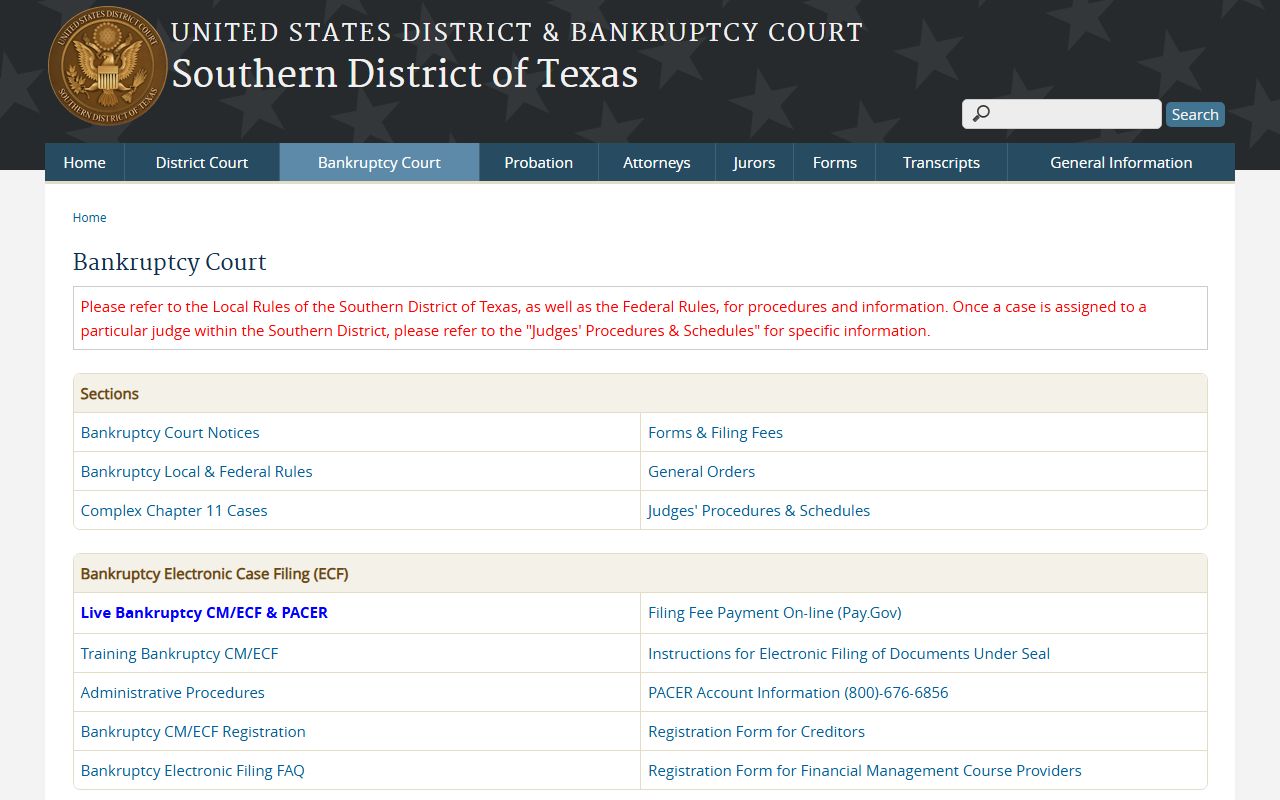 Federal bankruptcy distinct from Webb County probate records