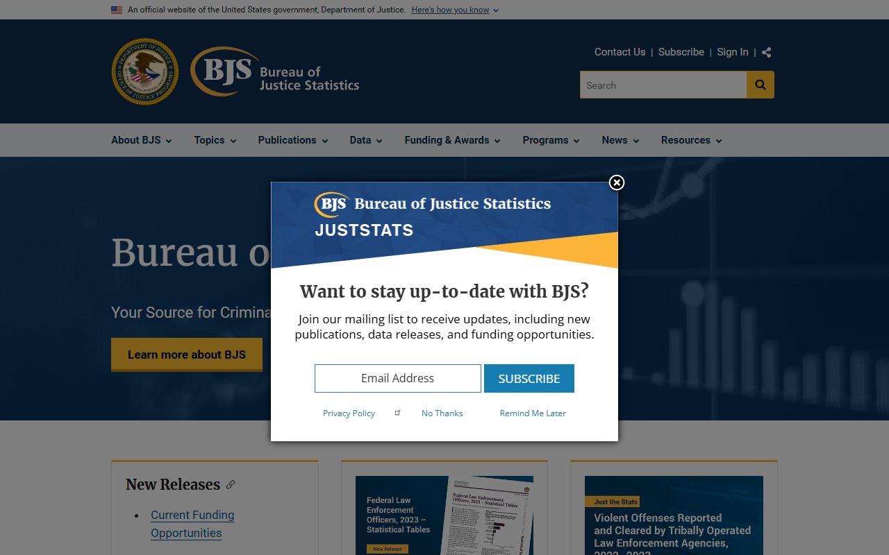 Bureau of Justice Statistics context for Webb County inmate population